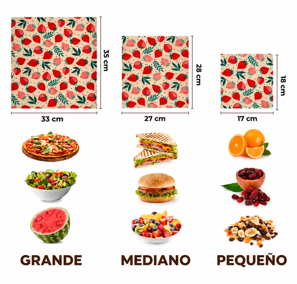 Envoltura alimentaria Vandryo - Mantén tus alimentos frescos durante más tiempo